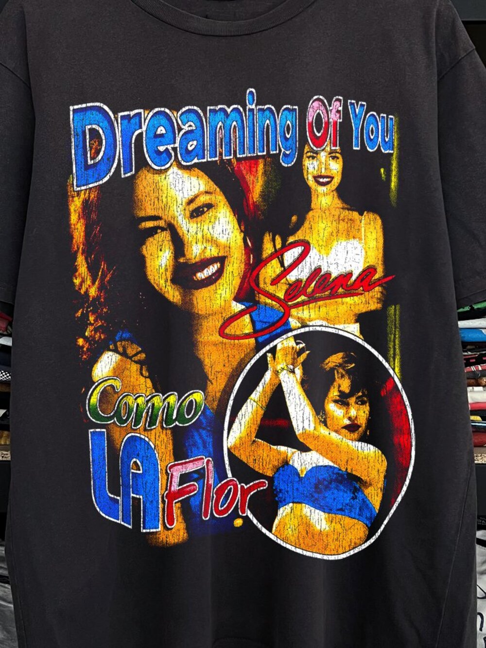 Rare Selena Boot Washed Black Tee - Picture 2 of 5